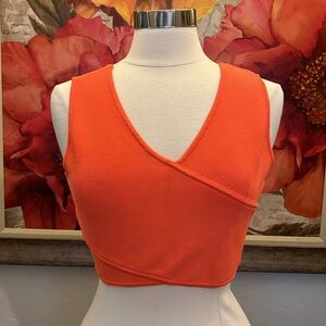 BCBGMaxazria Sleeveless Cropped Bandage Top